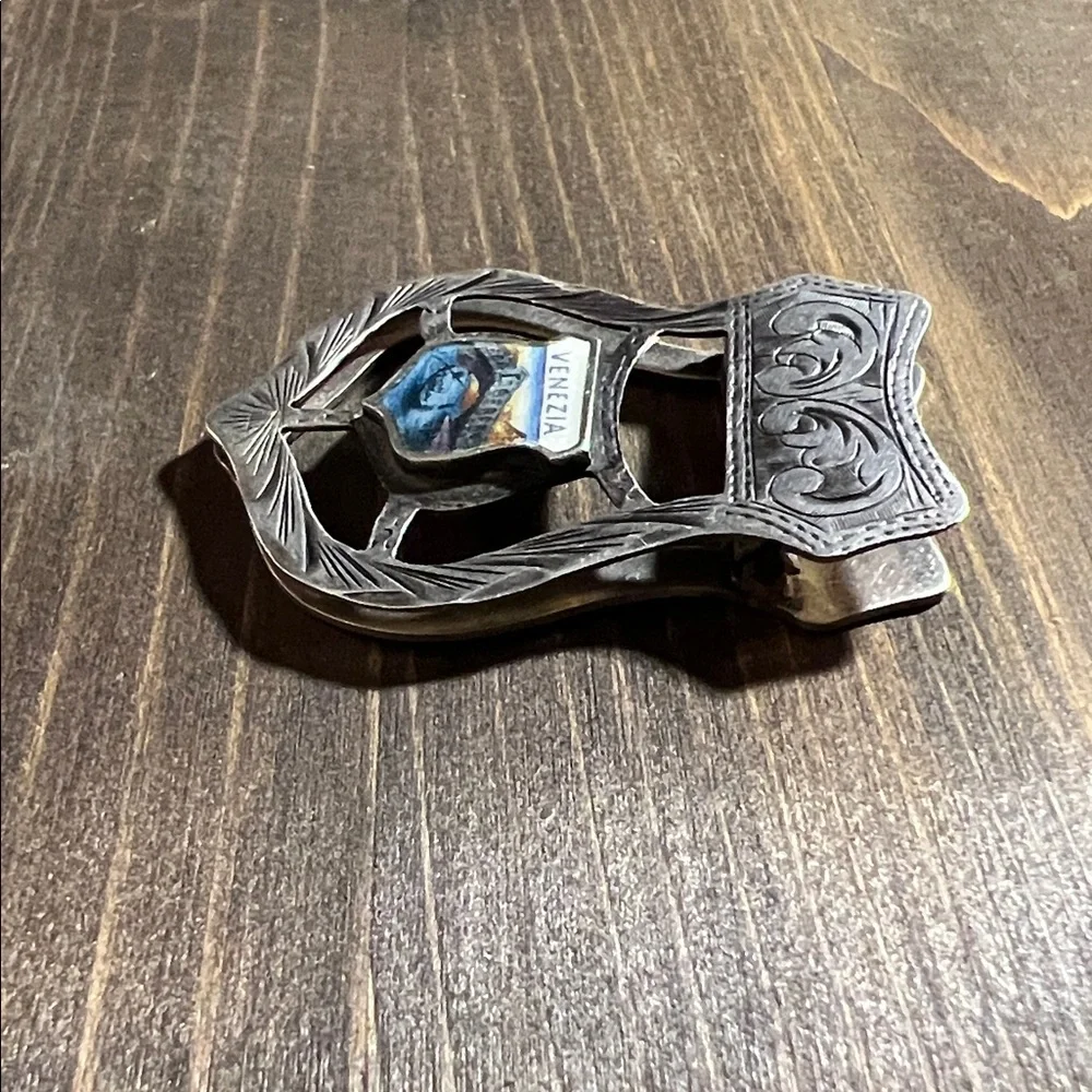Venezia 800 Sterling Silver Hand Crafted Money Clip from Venezia Italy 🇮🇹